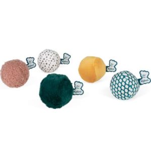 achetez Lot de 5 balles sensorielles Stimuli Kaloo au meilleur prix en promo