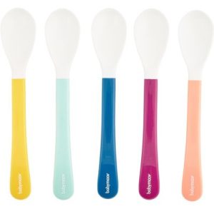 achetez Lot de 5 cuillères 2e âge multicolores Babymoov au meilleur prix en promo