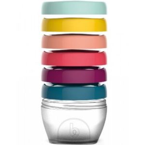 achetez Lot de 6 Babybol avec couvercles de couleurs (250 ml) Babymoov au meilleur prix en promo