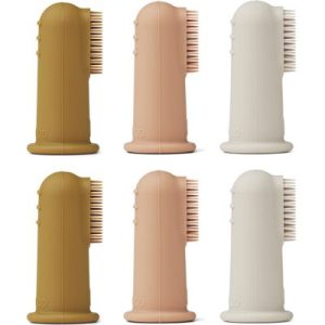 achetez Lot de 6 brosses à dents à doigt Simon Sandy multi mix Liewood au meilleur prix en promo