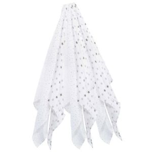 achetez Lot de 6 langes en coton étoile (70 x 70 cm) Trois Kilos Sept au meilleur prix en promo