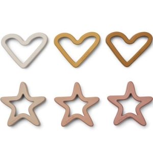 achetez Lot de 6 moules à gâteaux Svend Holiday rose multi mix Liewood au meilleur prix en promo
