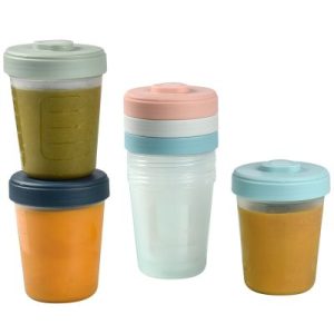 achetez Lot de 6 pots de conservation bleu