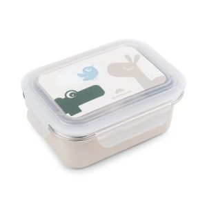 achetez Lunch box en inox Lalee lama Croco sable Done by Deer au meilleur prix en promo