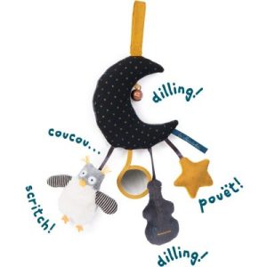 achetez Lune d'activités à suspendre Les Moustaches Moulin Roty au meilleur prix en promo