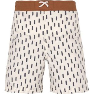 achetez Maillot de bain short Petits traits écru/gris (25-36 mois