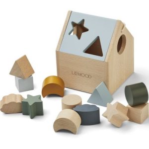 achetez Maison à formes Ludwig Blue multi mix Liewood au meilleur prix en promo