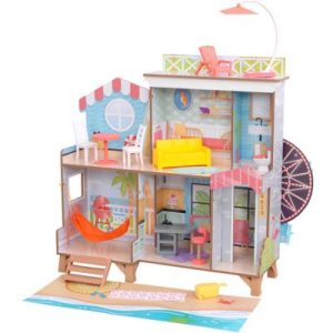 achetez Maison de plage de poupée avec roue amusante KidKraft au meilleur prix en promo