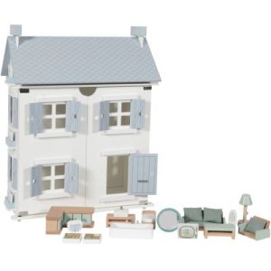 achetez Maison de poupée blue Little Dutch au meilleur prix en promo