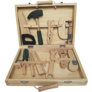 achetez Mallette à outils en bois Egmont Toys au meilleur prix en promo
