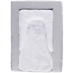 achetez Matelas à langer Douillet 2 en 1 gris chiné Candide au meilleur prix en promo