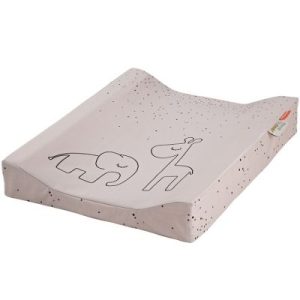 achetez Matelas à langer en tissu déperlant Dreamy Dots rose (50 x 65 cm) Done by Deer au meilleur prix en promo