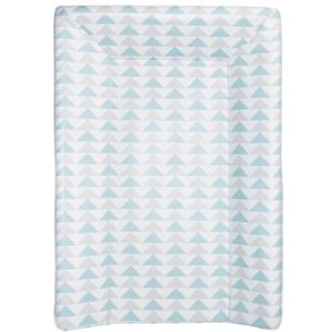 achetez Matelas à langer luxe triangles bleu et gris (50 x 70 cm) Babycalin au meilleur prix en promo