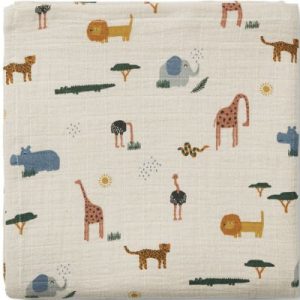 achetez Maxi lange Ben Safari Sandy mix (110 x 110 cm) Liewood au meilleur prix en promo