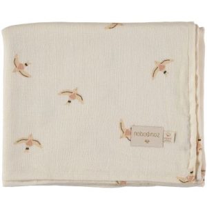achetez Maxi lange Haiku birds (100 x 120 cm) Nobodinoz au meilleur prix en promo