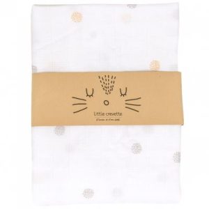 achetez Maxi lange Pompom (120 x 120 cm) Little Crevette au meilleur prix en promo