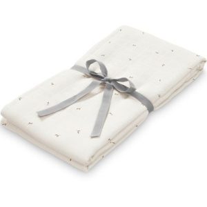 achetez Maxi lange en coton Flowing Leaf (120 x 120 cm) Cam Cam Copenhagen au meilleur prix en promo