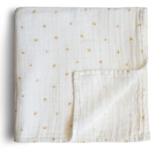 achetez Maxi lange en coton bio Couronne (120 x 120 cm) Mushie au meilleur prix en promo