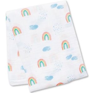 achetez Maxi lange mousseline Arc en ciel (120 x 120 cm) Lulujo au meilleur prix en promo