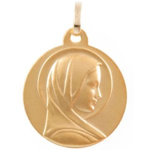 achetez Médaille Vierge au halo personnalisable (or jaune 750°) Aubry-Cadoret au meilleur prix en promo