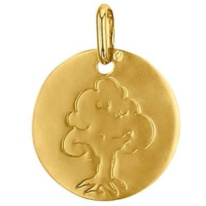 achetez Médaille ronde Arbre de vie 16 mm (or jaune 750°) Premiers Bijoux au meilleur prix en promo