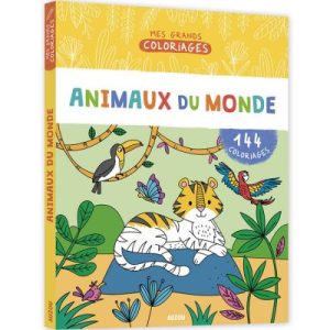 achetez Mes grands coloriages Animaux du monde Auzou Editions au meilleur prix en promo