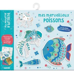 achetez Mes merveilleux poissons à colorier et à métalliser Auzou Editions au meilleur prix en promo