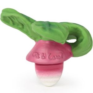 achetez Mini jouet de dentition en latex Ramonita le radis Chewy to go Oli & Carol au meilleur prix en promo