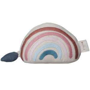 achetez Mini peluche musicale en coton bio Arc-en-ciel (16 x 9