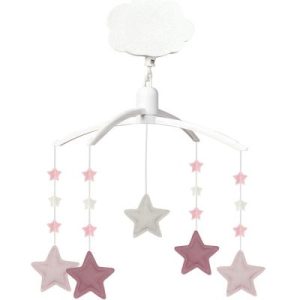 achetez Mobile musical en coton bio Étoile rose Trousselier au meilleur prix en promo
