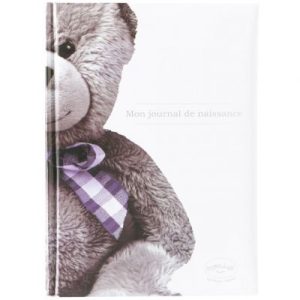 achetez Mon journal de naissance Ourson blanc (40 pages) Domiva au meilleur prix en promo