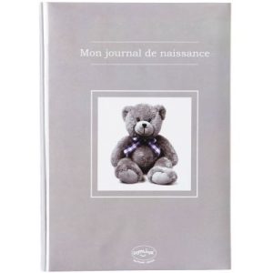 achetez Mon journal de naissance Ourson taupe (40 pages) Domiva au meilleur prix en promo