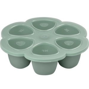 achetez Moule de congélation multi portions silicone Sage green (6 x 150 ml) Béaba au meilleur prix en promo