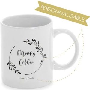 achetez Mug couronne ronde (personnalisable) Mes Mots Déco au meilleur prix en promo
