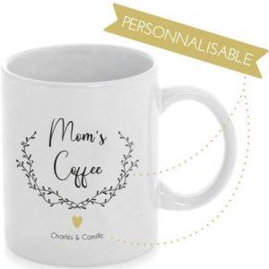 achetez Mug demie couronne (personnalisable) Mes Mots Déco au meilleur prix en promo