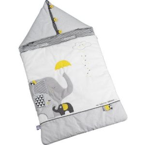 achetez Nid d'ange passe sangle Babyfan éléphant gris (80 cm) Sauthon au meilleur prix en promo