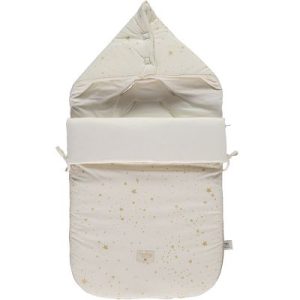 achetez Nid d'ange passe sangle en coton bio Gold stella Natural (90 cm) Nobodinoz au meilleur prix en promo
