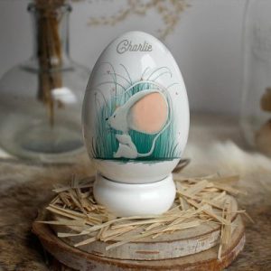 achetez Oeuf en porcelaine Souris (personnalisable) Gaëlle Duval au meilleur prix en promo