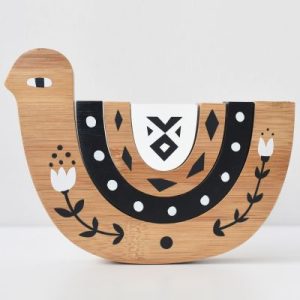 achetez Oiseau à empiler en bambou Wee Gallery au meilleur prix en promo