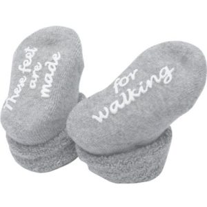 achetez Paire de chaussettes These feet are made for walking (0-3 mois) BAMBAM au meilleur prix en promo