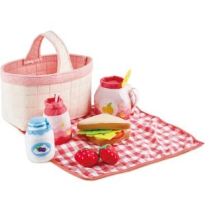 achetez Panier de pique-nique et accessoires en tissu (14 pièces) Hape au meilleur prix en promo