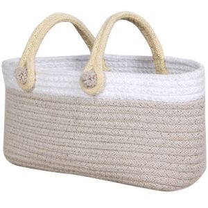 achetez Panier de rangement Maria beige (10 x 25 x 12 cm) Lorena Canals au meilleur prix en promo