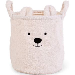 achetez Panier de rangement Teddy écru (30 x 30 cm) Childhome au meilleur prix en promo