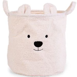 achetez Panier de rangement Teddy écru (40 x 40 cm) Childhome au meilleur prix en promo