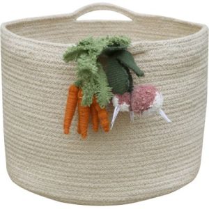 achetez Panier de rangement Veggies x Oli & Carol (23 x 30 cm) Lorena Canals au meilleur prix en promo