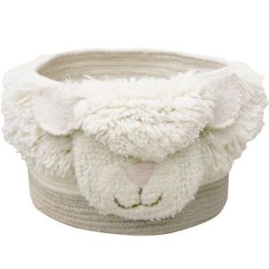 achetez Panier de rangement en laine Pink Nose Sheep (30 x 27 cm) Lorena Canals au meilleur prix en promo