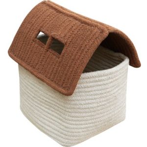 achetez Panier de rangement maison toffee (22 x 22 x 34 cm) Lorena Canals au meilleur prix en promo
