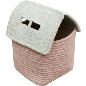 achetez Panier de rangement maison vintage nude (22 x 22 x 34 cm) Lorena Canals au meilleur prix en promo