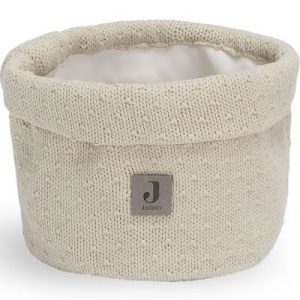 achetez Panier de toilette Bliss Knit Nougat (14 x 18 cm) Jollein au meilleur prix en promo