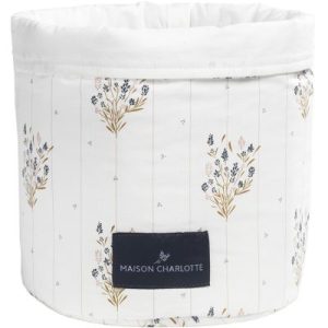 achetez Panier de toilette Madeleine fleurie (24 x 20 cm) Maison Charlotte au meilleur prix en promo